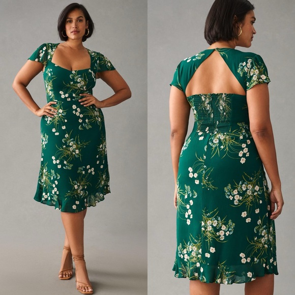 Reformation Dresses & Skirts - NWT Reformation Rosi Floral Midi Dress in Buena sz 12